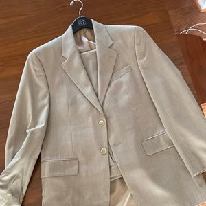 Ralph Lauren khaki midweight suit